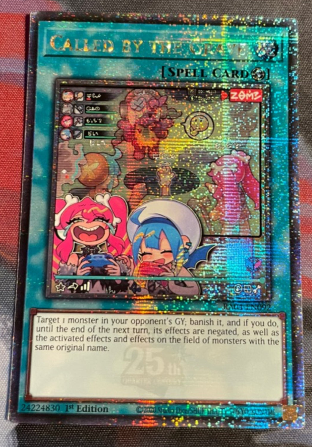 ランキングや新製品 受注発送】EU版 墓穴の指名者(25thシークレットレア) 遊戯王OCG デュエルモンスターズ