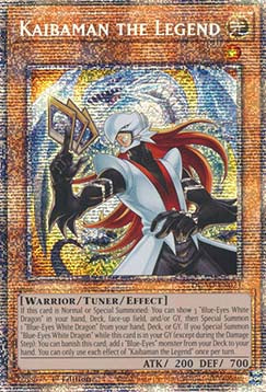 遊戯王　EU版　正義の伝説カイバーマン　スターライトレア 受注発送】EU版 正義の伝説 カイバーマン(スターライトレア)