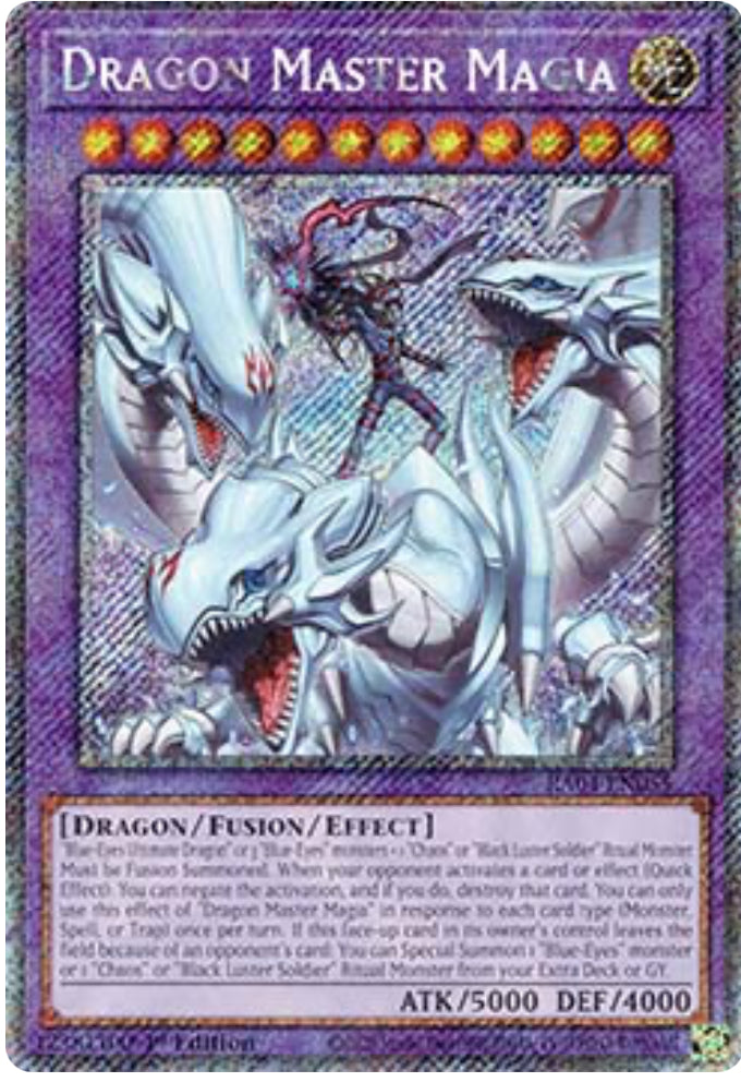 【超お買い得！】 受注発送】EU版 究極竜魔導師(プラチナシークレットレア) 遊戯王OCG デュエルモンスターズ