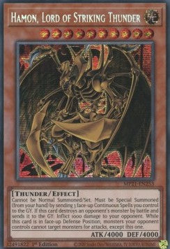 ☆受注発送☆降雷皇ハモン（シークレットレア）Hamon, Lord of