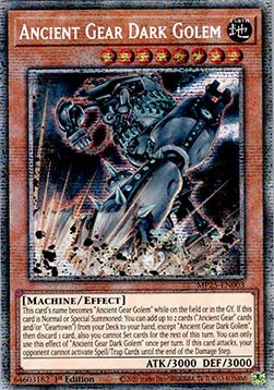 【受注発送】EU版　Ancient Gear Dark Golem(スターライトレア)