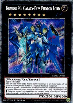 【受注発送】EU版　Number 90: Galaxy-Eyes Photon Lord (スターライトレア)