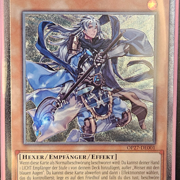 遊戯王　EU版　青き眼の賢士　アルティメットレア ☆受注発送☆EU版 青き眼の賢士（アルティメットレア)