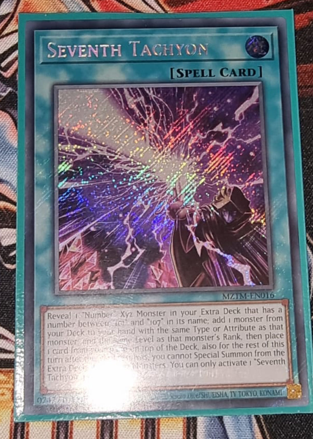 遊戯王 MZTM-EN016 時空の七皇 Seventh Tachyon (英語版 1st Edition シークレットレア) Maze of the Master 遊戯王 MZTM-EN016 時空の七皇 Seventh Tachyon (英語版 1st
