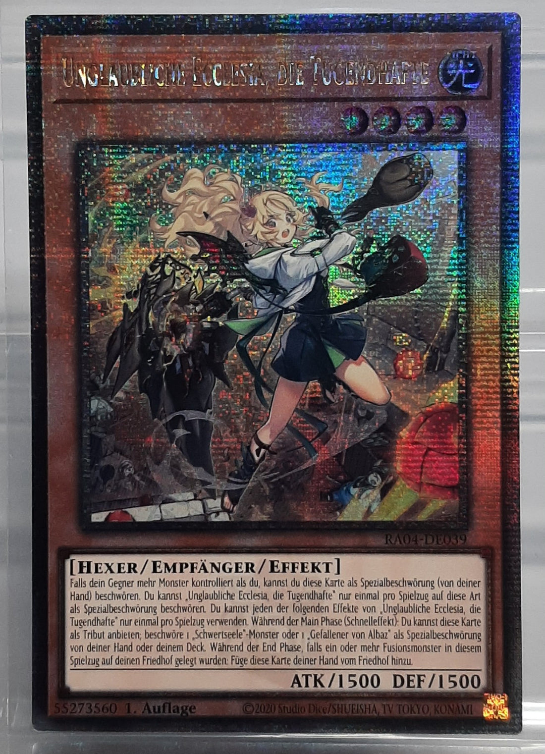 受注発送】EU版 白の聖女エクレシア(25thシークレットレア)