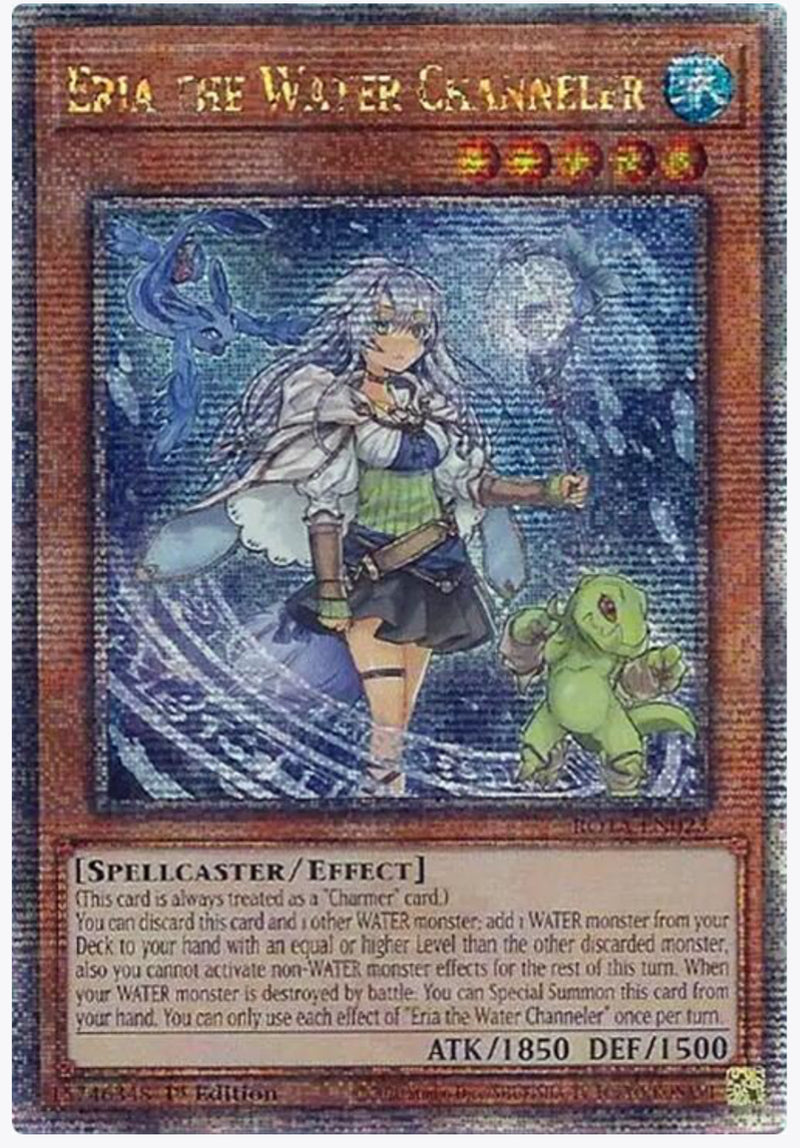 【受注発送】EU版　水霊媒師エリアEria the Water Channeler (Quarter Century Secret Rare)