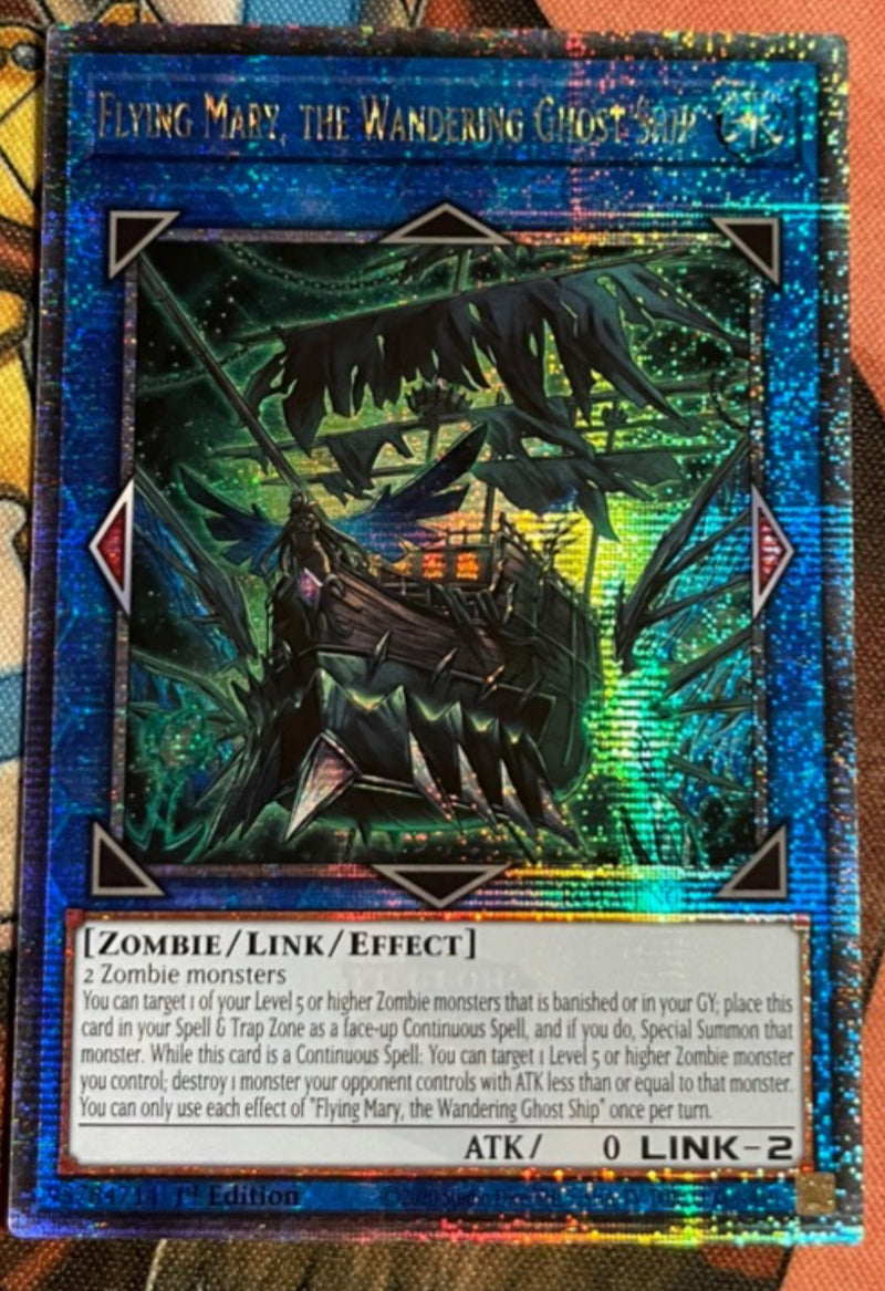 【受注発送】EU版　　彷徨える幽霊船　Flying Mary, the Wandering Ghost Ship(Quarter Century Secret Rare)