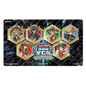 ★受注発送★ycs 200th 主人公 遊戯 遊星 十代  プレイマット　(未開封)