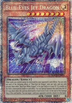 遊戯王　ブルーアイズ・ジェット・ドラゴン　EU版(英語) スターライト　1st 英語版 BACH-EN004 Blue-Eyes Jet Dragon ブルーアイズ