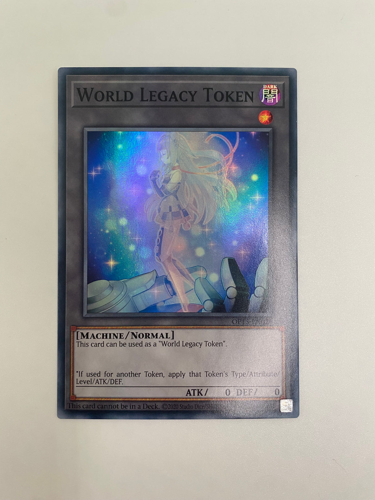 即納※聖遺物トークン (スーパーレア) World Legacy Token 英語版 EU版